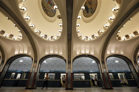 Riding the Moscow metro